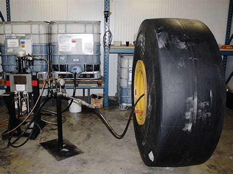 michine to foam fill tires on a skid steer|foam filling skid steer.